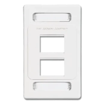 Placa de Pared Modular / 4 Salidas / MAX / Compatible Z-MAX Blindados / Color Blanco