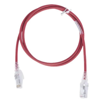 Patch Cord / Cat 6 / UTP / T568A/B / CM/LSOH1 / 28AWG / 2.13 m (7 ft) / Rojo
