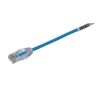 Cable de Parcheo Cat6 UTP / 28AWG Diámetro Reducido / 30.48 m (100 ft) / Azul / 250 MHz / PoE++