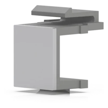 Insertos Ciegos Keystone / Snap-In / 24 Piezas / 16.3 x 14.6 x 18 mm (0.64 x 0.57 x 0.7") / ABS Retardante a la Flama