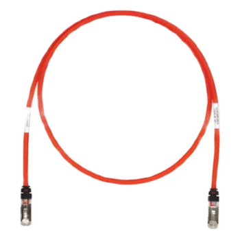 Patch Cord Cat6A / Blindado S/FTP / 1.52 m (5 ft) / 500 MHz / 26 AWG / PoE++ 2500 Ciclos / LS0H / Color Rojo