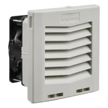 Ventilador con Filtro de Montaje Lateral / Flujo de Aire 35 CFM (59 m³/h) / 115 Vca / IP54 / RAL 7035