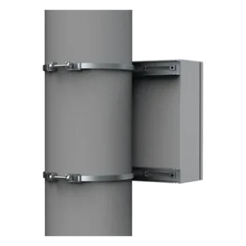 Kit de Fijación para Postes / Acero Galvanizado / Carga Máxima 900 N / Diámetro Poste 80-250 mm (3.15-9.84 in) / 2 Perfiles / Largo 496 mm (16.27 ft)