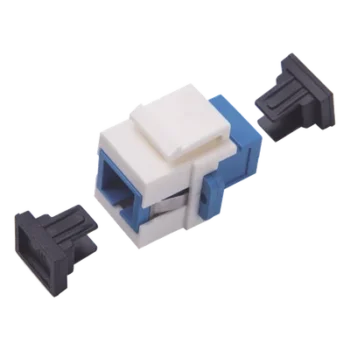 Acoplador Keystone / Fibra Óptica Monomodo / SC/PC Simplex a SC/PC Simplex / Tolerancia ±0.10 a ±0.25 dB / Material ABS