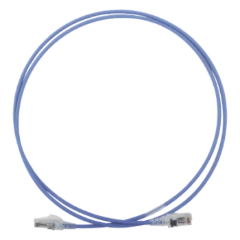 Patch Cord / Cat6 UTP / CM/LS0H / 1.52 m (5 ft) / 28AWG Diámetro Reducido / Azul