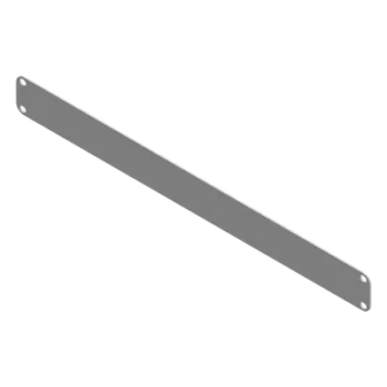 Tapa Ciega para Rack / 1U / 19 Pulgadas / Acero Calibre 14 / Pintura Electrostática Blanca / 483 x 44 mm (19 x 1.73 in)