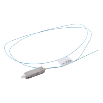 Pigtail de Fibra Óptica / SC Simplex / Multimodo OM3 XGLO 50/125µm / OFNR / Aqua / 1 m (3.28 ft)