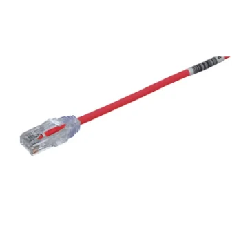 Cable de Parcheo / Cat6 / 28AWG / UTP / 6.1 m (20 pies) / Rojo / Diámetro Reducido
