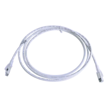 Patch Cord Cat6A S/FTP / 2.13 m (7 ft) / CM/LS0H / Blindaje S/FTP / PCB Interno / UL2043 / Blanco