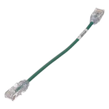 Cable de Parcheo Cat6 UTP / 28AWG Diámetro Reducido / 3.8 mm / 20.2 cm (0.66 ft) / Verde / LSZH-CM