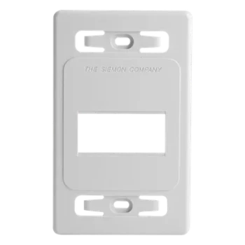 Placa de Pared Modular / 3 Salidas / Blanco / Bulk / MAX / Z-MAX Blindados