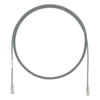 Cable de Parcheo Cat6 / 28AWG / UTP / 1.5m (4.92 pies) / Diámetro 3.8mm / CM/LSZH / Gris