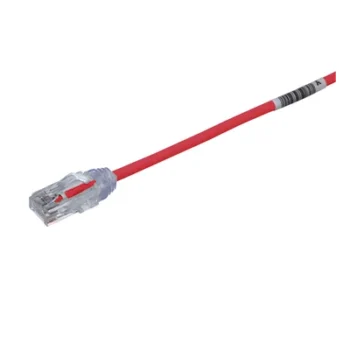 Cable de Parcheo UTP / Cat6 / 28AWG Diámetro Reducido / 0.5 m (1.64 ft) / RJ45 / Rojo