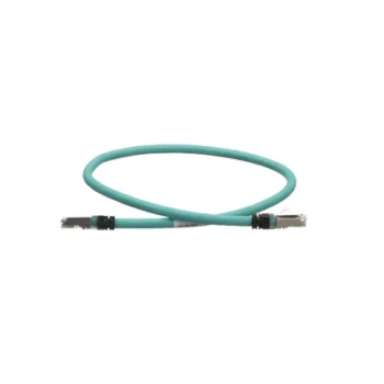 Patch Cord Industrial Cat5e / SF/UTP / 24 AWG / 600V / 60 cm (1.97 ft) / TPE / Aqua