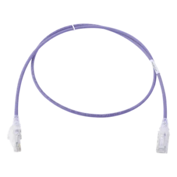 Patch Cord Cat6 UTP / 28AWG / 0.91 m (3 ft) / CM/LS0H / Diámetro 4.0 mm / Violeta