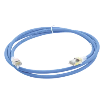 Patch Cord Cat6A UTP / CM / 1.52 m (5 ft) / Doble Aislamiento / 7.37 mm OD / Azul