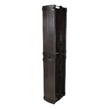 Organizador Vertical Doble / 45UR / Acero Laminado en Frío / 6in (152mm) Ancho / 1686 Cables 3.30mm