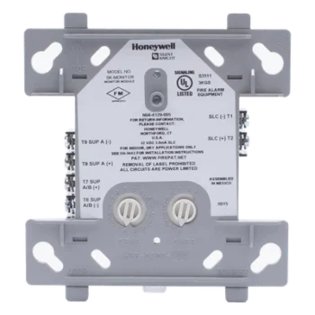 Módulo de entrada convencional / SLC de 2 hilos / LED de estado y alarma / Clase A y B / Direccionamiento por rotación