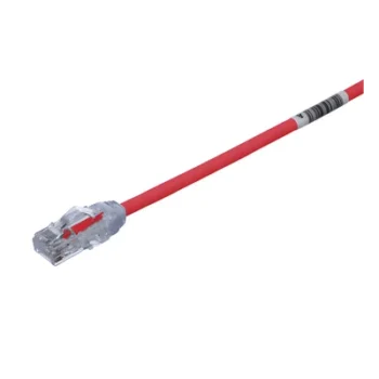 Cable de Parcheo UTP / Cat6A / 28AWG Diámetro Reducido / CM-LSZH / 4.57 m (15 ft) / Rojo