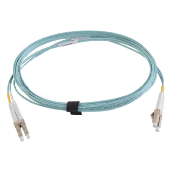 Jumper de Fibra Óptica / Multimodo 50/125 OM3 / LC-LC Duplex / OFNR / 5 m (16.40 pies) / Color Aqua