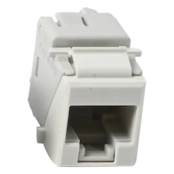 Jack Keystone / Cat5e UTP / Terminación Punch Down 110 / RJ45 / Blanco / -10 a 60°C / UL94 V-0