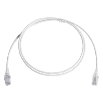Patch Cord Modular Cat6 UTP / 28AWG / CM/LS0H / 1.52 m (5 Pies) / Diámetro 4.0 mm / Blanco