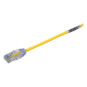 Cable de Parcheo UTP Cat6 / 28AWG Diámetro Reducido / 6.1 m (20 pies) / Amarillo / CM/LSZH / PoE++