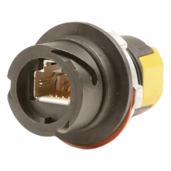 Jack Industrial Ruggedizado / UTP Cat 6 / IP66/IP67 / Acople Bayoneta / 250 MHz / 100 Ω