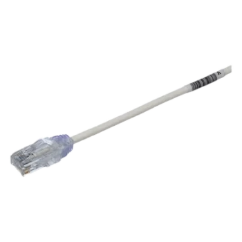 Cable de Parcheo UTP Cat6 / 28AWG Diámetro Reducido / 0.5 m (1.64 ft) / LSZH / Blanco