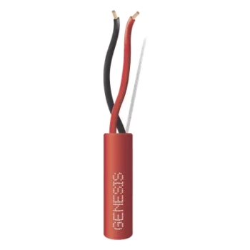 Cable de Detección de Incendio / 2 x 14 AWG / 305 m (1000 ft) / Plenum FPLP-CL3P / Rojo