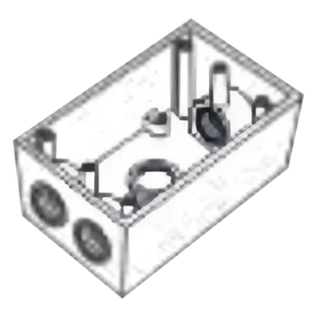 Caja Condulet FS / 3/4" (19.05 mm) / 4 Bocas / Aluminio Fundido a Presión / Intemperie / NPT