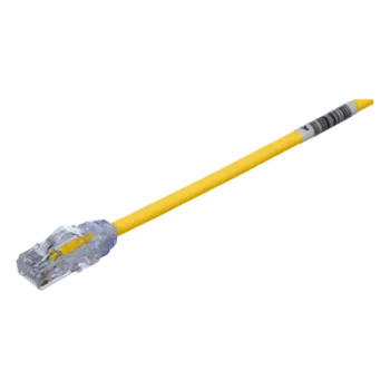 Cable de Parcheo UTP / Cat6A 500 MHz / 28 AWG Diámetro Reducido 4.7 mm / Doble Clasificación CM/LSZH / PoE IEEE 802.3bt / 0.61 m (2 ft)