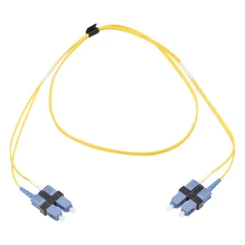 Jumper de Fibra Óptica Monomodo / OS2 / SC/UPC Duplex / OFNR / 1 Metro (3.28 Pies) / Amarillo