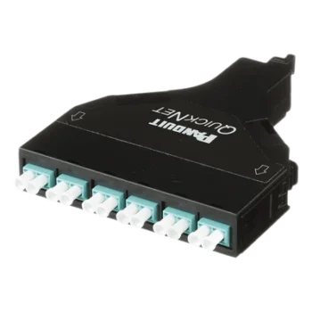 Cassette de Fibra Óptica / 12 Fibras LC a MPO / OM4 / Método A / 0.5 dB / 550 m (1804.5 ft)
