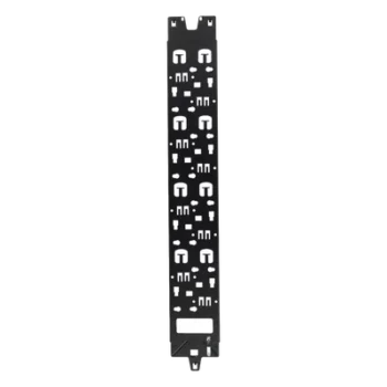 Panel Administrador de Cables Vertical / 42RU / 977.6 mm (38.5 in) / 139.2 mm Ancho / Acero con Recubrimiento en Polvo / Negro