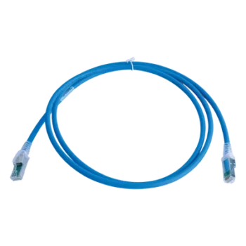 Patch Cord / Cat6A S/FTP / CM/LS0H / 1.52 m (5 ft) / Alta Densidad / Azul