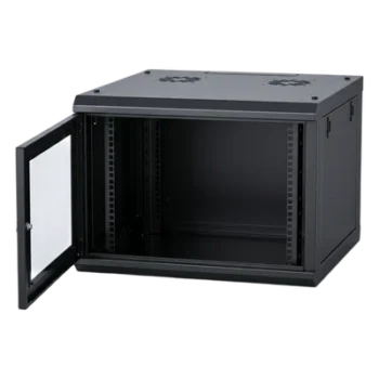 Gabinete de Pared / 4U / 19 in / Cristal Templado / 635mm Profundidad / 2.09 ft / 100 kg Carga