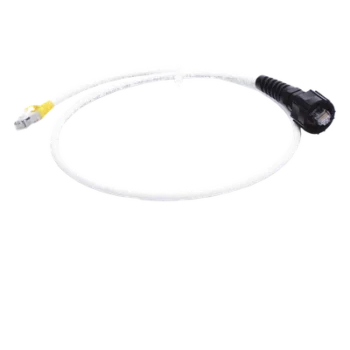 Patch Cord / Cat6A S/FTP / T568A/B / CM/LS0H1 / 3.05 m (10 ft) / Blanco y Amarillo