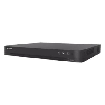 DVR 32 Canales TurboHD + 2 Canales IP / 2 Megapixel 1080p Lite / AcuSense IA / Audio por Coaxitron / H.265+ / Salida Full HD / 2 Bahías HDD 10TB