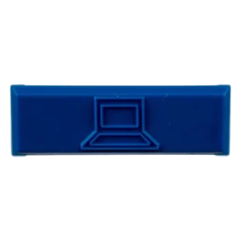 Iconos de Datos / Mini-Com / 14.2 mm Ancho / 2 mm Profundidad / 4.6 mm Altura / ABS / Paquete 100 / Azul
