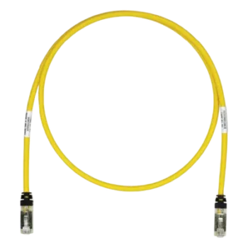Patch Cord / Cat6A Blindado S/FTP / 26 AWG / CM/LSZH / 0.91 m (3 ft) / 500 MHz / Amarillo