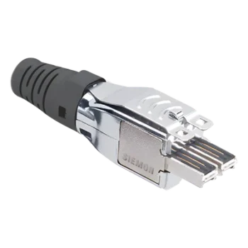 Plug TERA / 4 Pares / Cat 7/7A / S/FTP y F/FTP / 26 AWG / 1.2 GHz / Negro