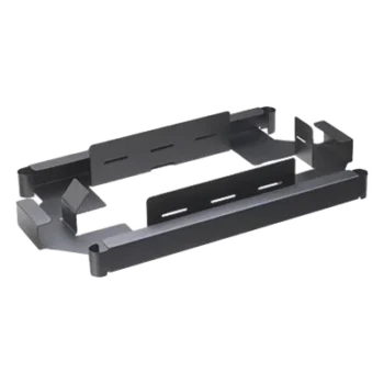 Soporte Apilable / 1-4 Bandejas de Empalme / 177x330.2x44.8 mm / 6.97x13x1.76 in / Compatible FMT-FMD / Aluminio Negro