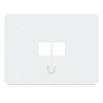 Placa de Pared Keystone / 2 Puertos / Horizontal / Superficie Pintable / 4.4 x 3.2 x 0.12 in / Paquete 4 Piezas