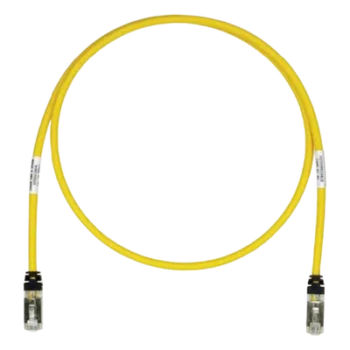 Patch Cord Cat6A / Blindado S/FTP / 26 AWG / CM/LS0H / 0.5 m (1.64 ft) / Amarillo