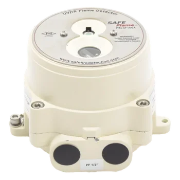 Detector de Flama UV/IR / 30 m (98 ft) Alcance / 90° HxV Campo de Visión / -40°C a 75°C / Acero Inoxidable a Prueba de Explosión