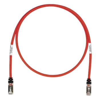 Patch Cord Cat6A / S/FTP Blindado / CM/LS0H / 7.62 m (25 ft) / Rojo