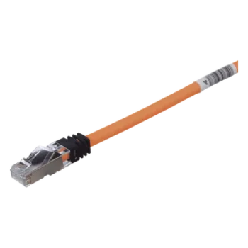 Patch Cord Cat6A / Blindado S/FTP / CM/LS0H / 2.13 m (7 ft) / Color Naranja