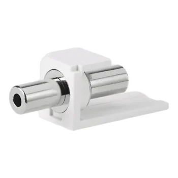 Módulo Acoplador Estéreo / 3.5 mm (1/8") / Tipo Mini-Com / De Paso / 1 Espacio