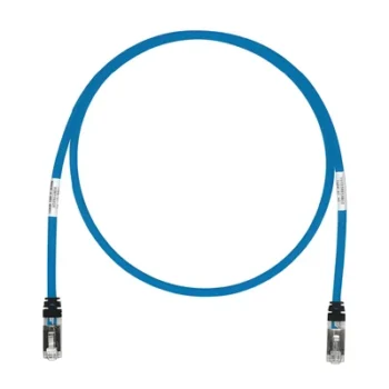 Patch Cord Cat6A / S/FTP Blindado / 26 AWG / 12.19 m (40 ft) / CM/LSZH / Azul